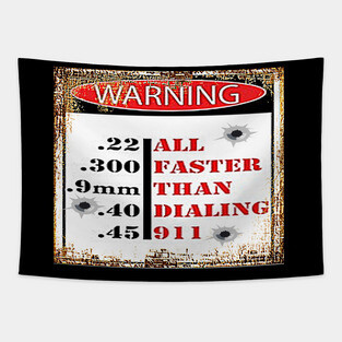 Gun Enthusiast Bullet Shooting Range Enthusiast Tapestry