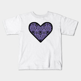Haunted Mansion Heart Kids T-Shirt