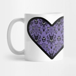 Haunted Mansion Heart Mug