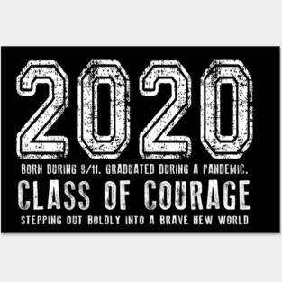 2020 Class of Courage - White Posters and Art