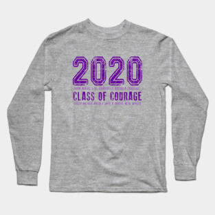 2020 Class of Courage - Purple Long Sleeve T-Shirt