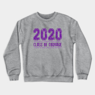 2020 Class of Courage - Purple Crewneck Sweatshirt
