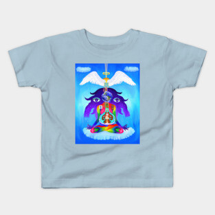 Ethereal Rainbow Aura Kids T-Shirt