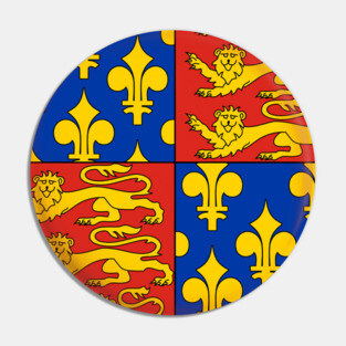 Angevin Coat of Arms Pin
