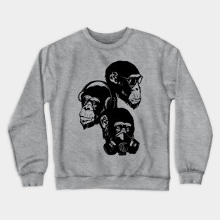 Three Monkey Crewneck Sweatshirt