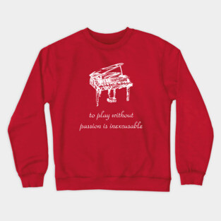 Piano Player Crewneck Sweatshirt