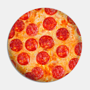 Pepperoni Pizza Design Pin