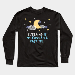 sleeping Long Sleeve T-Shirt
