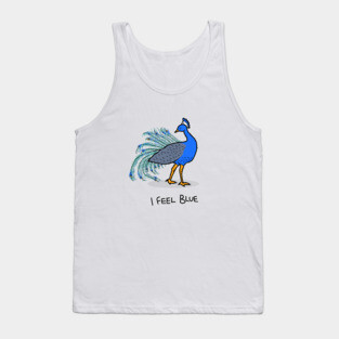 Grumpy Peacock Tank Top