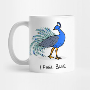 Grumpy Peacock Mug