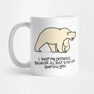 Grumpy Polar Bear Mug