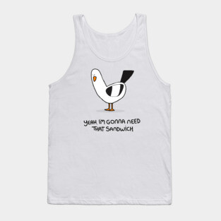 Grumpy Seagull Tank Top