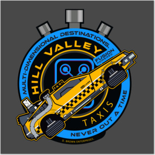 Hill Valley Taxi Company Posters and Art