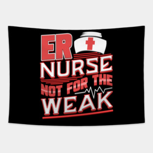 ER Nurse Funny Humor RN Tapestry