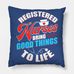 Registered Nurses Funny Humor RN Pillow