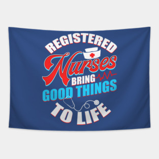 Registered Nurses Funny Humor RN Tapestry