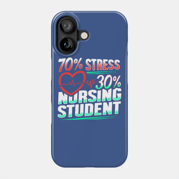 Nursing Student Funny Humor Nurse Phone Case by creative