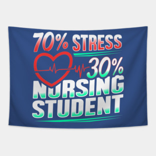 Nursing Student Funny Humor Nurse Tapestry