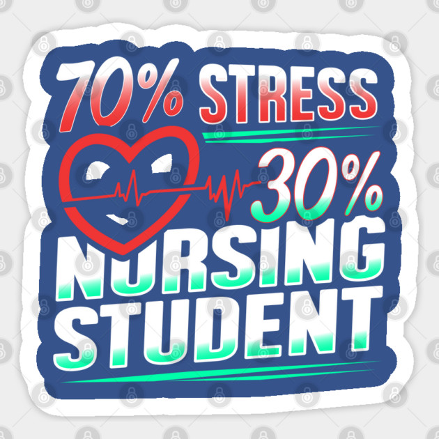 Nursing Student Funny Humor Nurse Sticker by creative