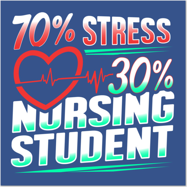 Nursing Student Funny Humor Nurse Wall Art by creative
