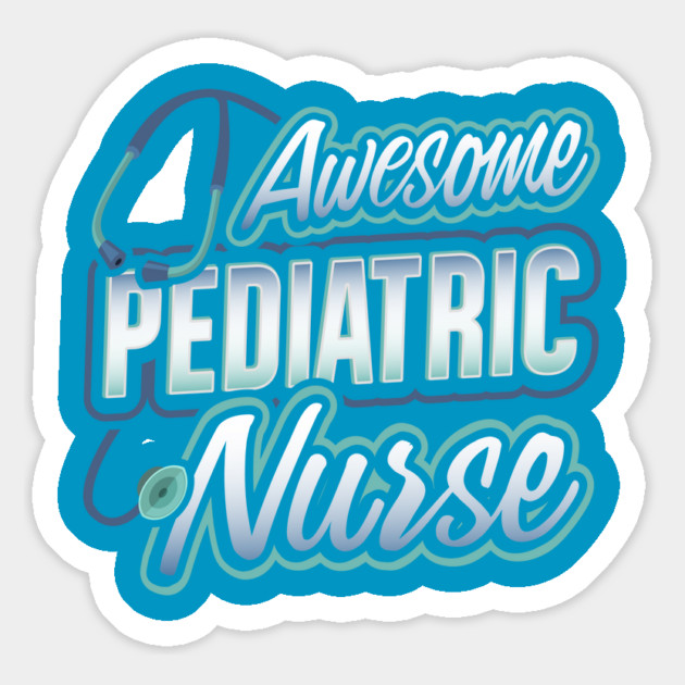 Awesome Pediatric Nurse Funny Humor Magnet by creative