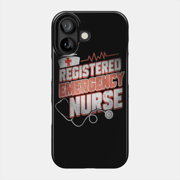 Emergency Nurse Funny Humor RN Phone Case by creative