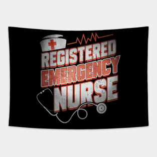 Emergency Nurse Funny Humor RN Tapestry