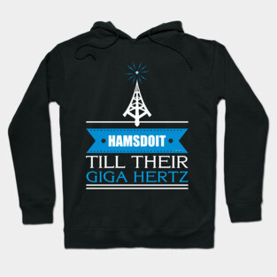 Im Radio Active Tower Music Antenna Ham Radio Funny HF Hoodie