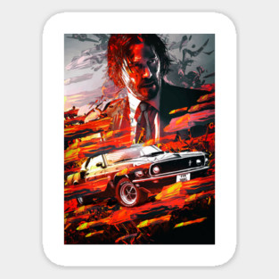John Wick Ultimatum Sticker