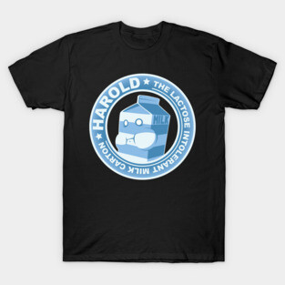Harold the Lactose Intolerant Milk Carton T-Shirt