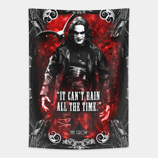 The Crow Quote Tapestry