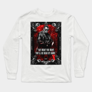 Blade Vector Quote Long Sleeve T-Shirt