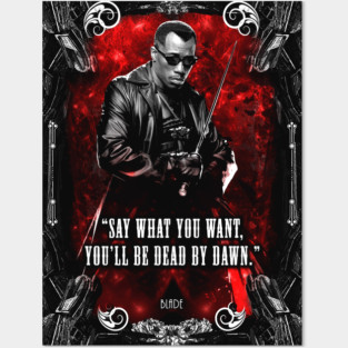 Blade Vector Quote Posters and Art