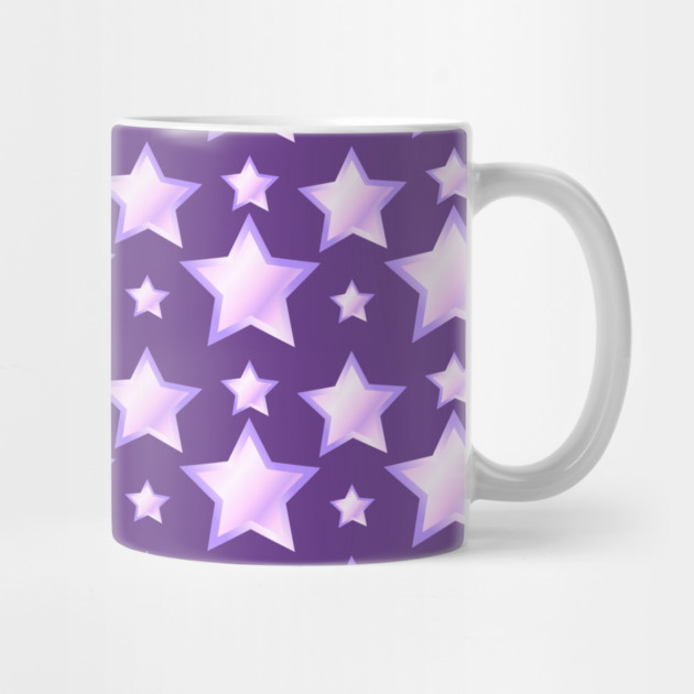 Purple and Lilac Stars Pattern by Cheeky Witch by Cheeky Witch
