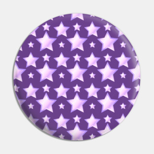 Purple and Lilac Stars Pattern by Cheeky Witch Pin