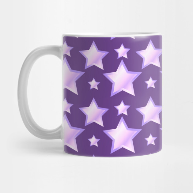 Purple and Lilac Stars Pattern by Cheeky Witch by Cheeky Witch