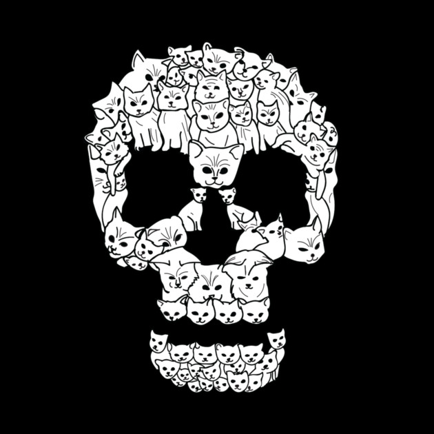 Cute Cat Skull by logiamerch