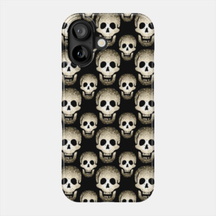 Laughing Skulls Pattern by Cheeky Witch Phone Case