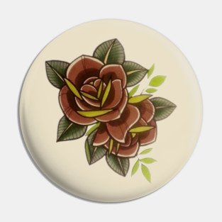 Traditional Roses Pin