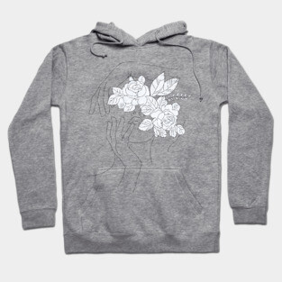 Abstract woman portrait Hoodie