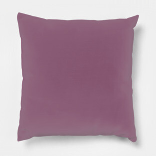 Plum Purple Plain Solid Color Pillow