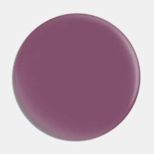 Plum Purple Plain Solid Color Pin
