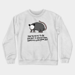 Grumpy Possum Crewneck Sweatshirt