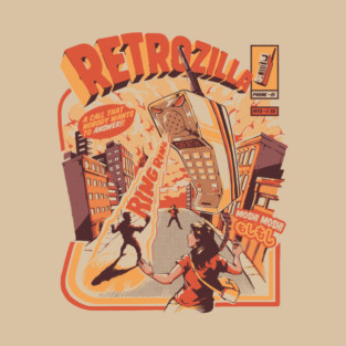 Retro Phonezilla T-Shirt