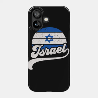 Israel Flag Retro Style Phone Case