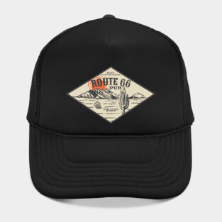 Route 66 Pub Retro Design Hat