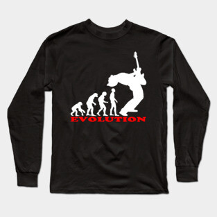 bass player, bass evolution Long Sleeve T-Shirt