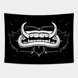 Khmer Giant mouth 2 Tapestry