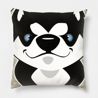 Welcome home Husky Pillow