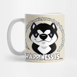 Welcome home Husky Mug